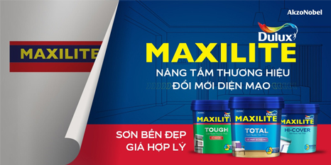 Sơn Maxilite phổ biến các dòng: sơn nội thất, ngoại thất, sơn lót