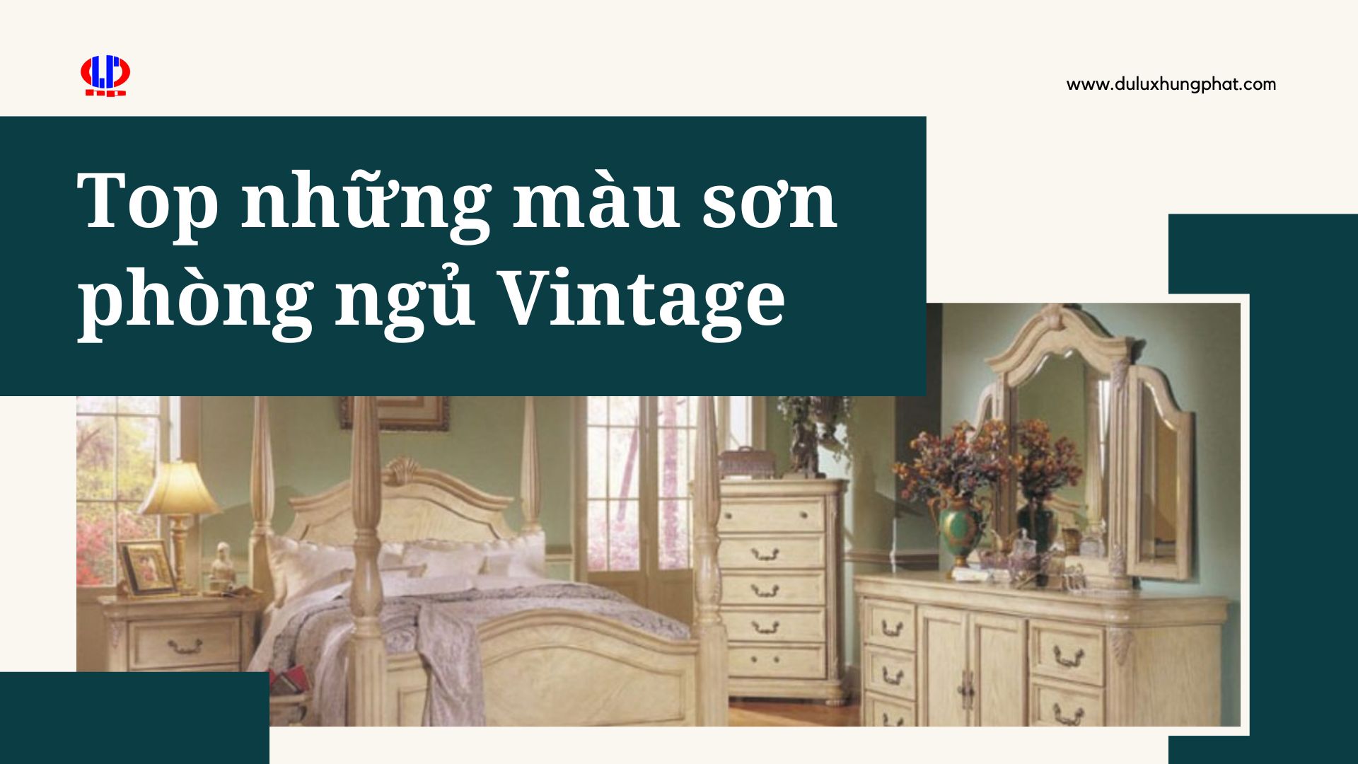 Top những màu sơn phòng ngủ Vintage 