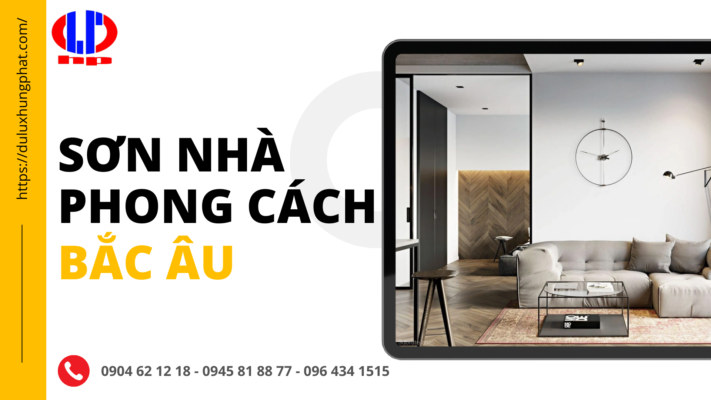 SƠN NHÀ PHONG CÁCH BẮC ÂU