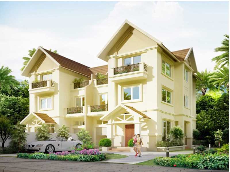 Màu vàng nắng tươi tắn - Màu sơn ngoại thất đẹp, hot 2024